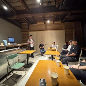 早川倉庫で開催した第2回熊本珈琲茶会の様子