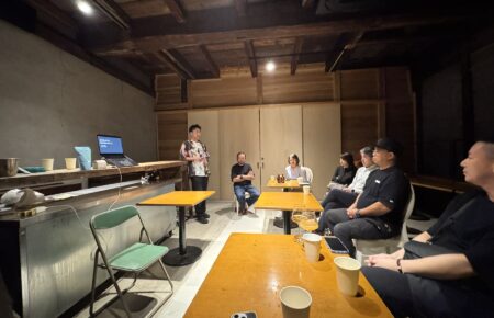 早川倉庫で開催した第2回熊本珈琲茶会の様子